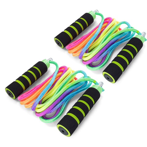 Rainbow Tie-Die Cloth Double Dutch Ropes