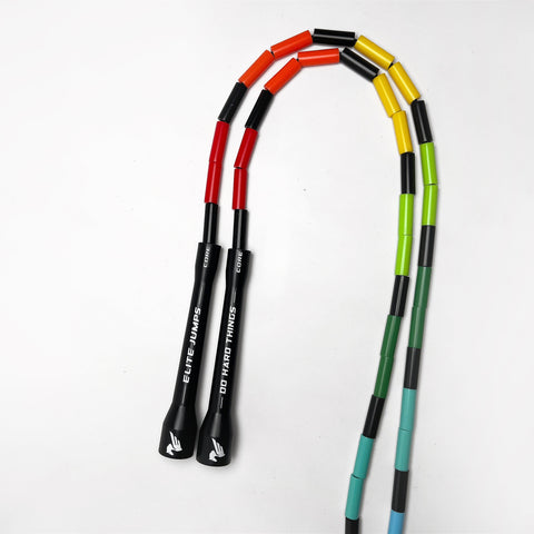 Rainbow Redux - 1" Beaded Jump Rope