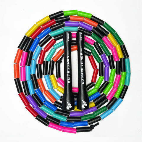 Rainbow Redux - 1" Beaded Jump Rope